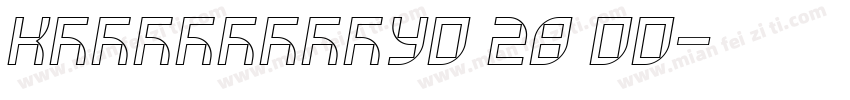 KSRDMGECAU0 28 00字体转换